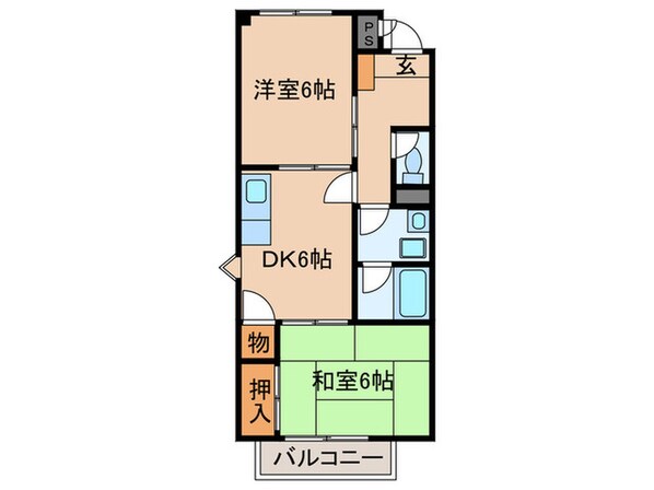 サ－プラスＴＷＯ牟都志の物件間取画像